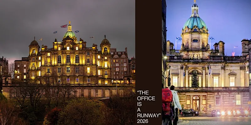 Fashion Show @ The Mound Bank, Edinburgh - "THE OFFICE IS A RUNWAY"