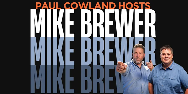 Paul Cowland hosts and audience with Mike Brewer