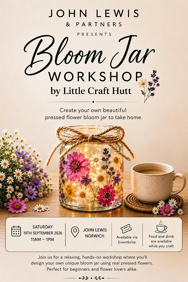 Bloom Jar Workshop At John Lewis