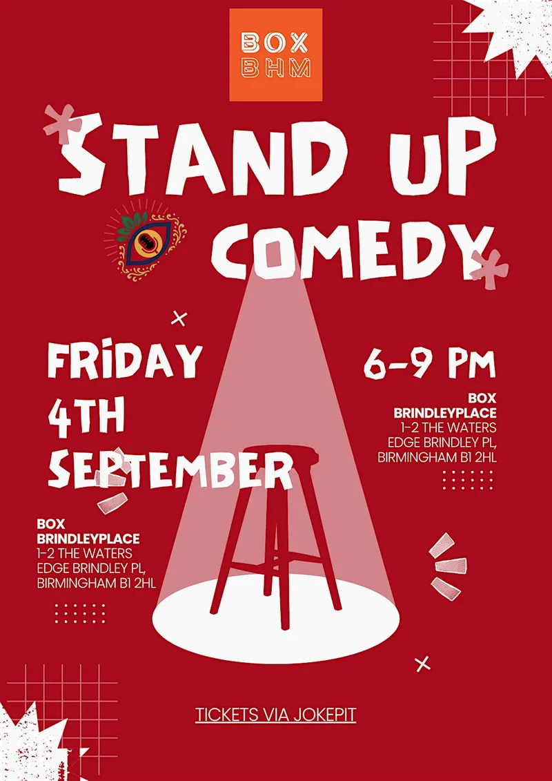 Live Stand Up Comedy at BOX Brindleyplace