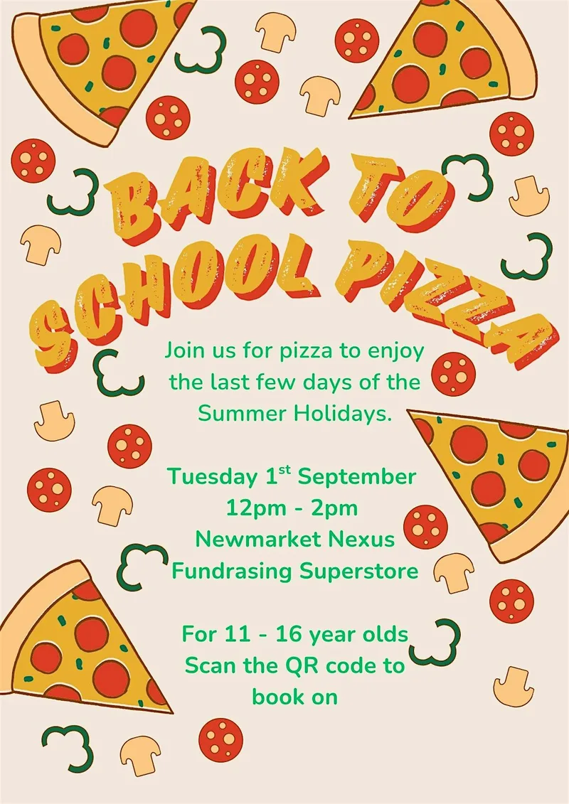 Back To School Pizza