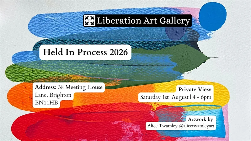 Held In Process Private view at Liberation Art Gallery