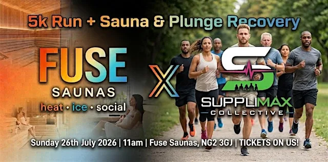 Supplimax Collective 5k Run x Fuse Saunas