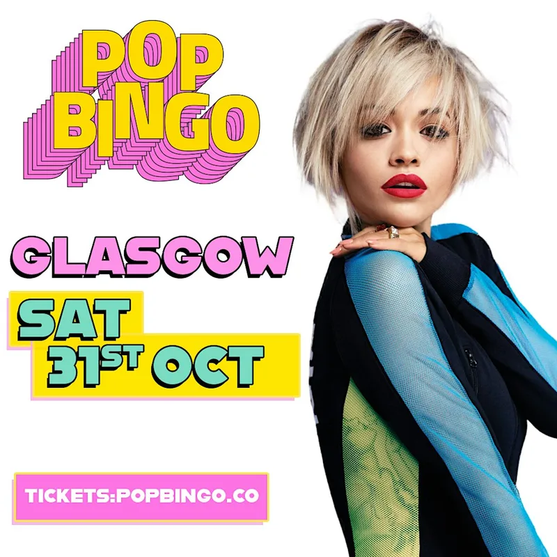 POP Bingo Sat 31st Oct Glasgow