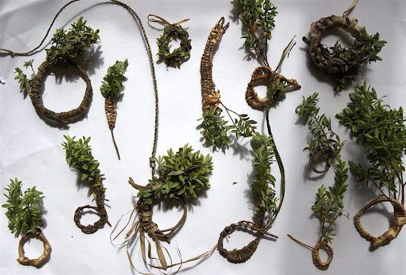 Basket Weaving with Natural Materials