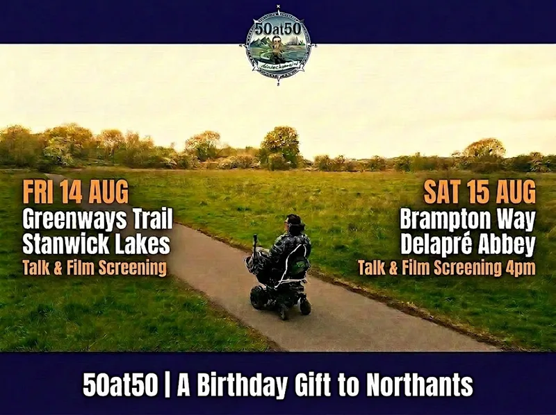 Celebrate with Disabled Adventurer at Stanwick Lakes