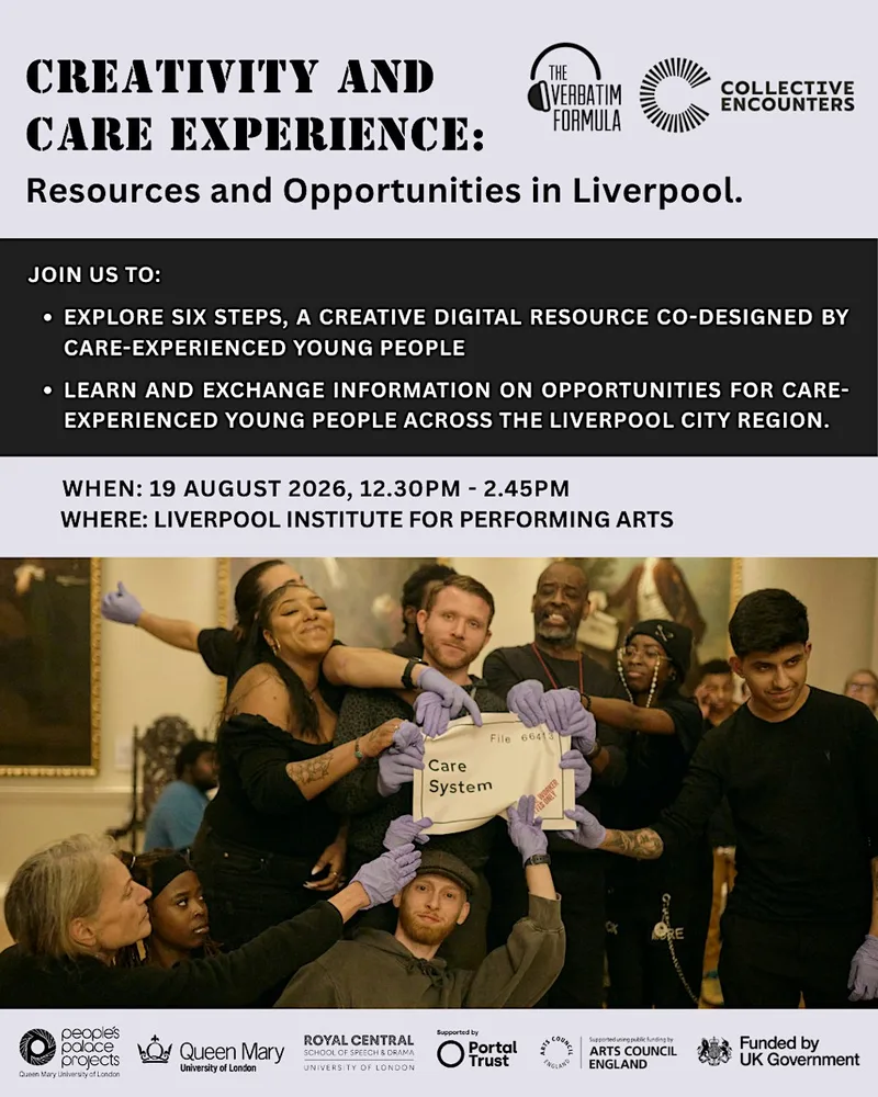 Creativity and Care Experience: Resources and Opportunities - Liverpool