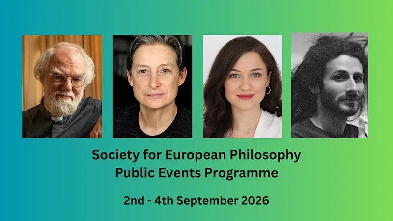 Society for European Philosophy Public Events Programme