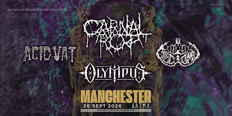 Carnal Rot, Olympus, Acid Vat + Erectomy
