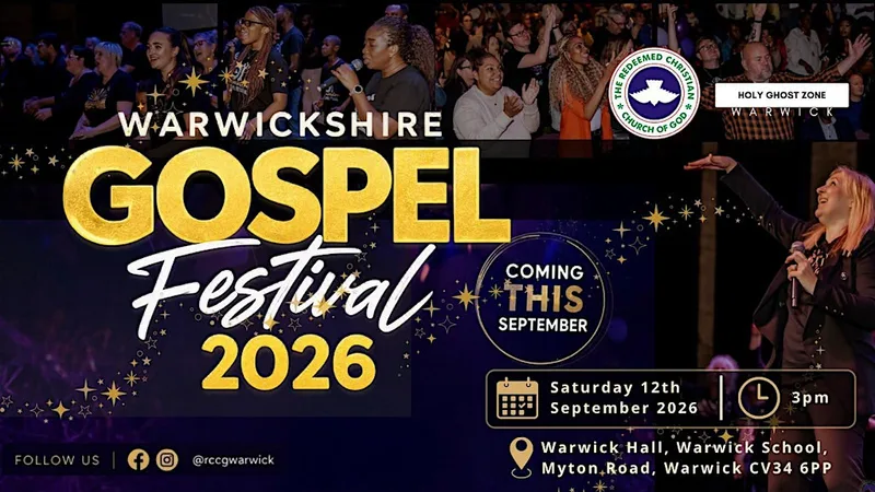 2026 WARWICKSHIRE GOSPEL FESTIVAL