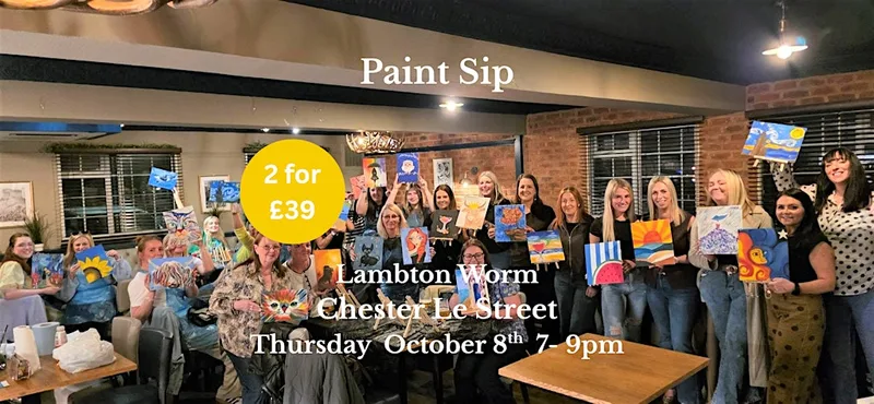 Paint Sip The Lambton Worm Chester Le Street