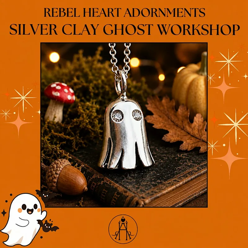 Silver Clay Ghost Pendant Workshop