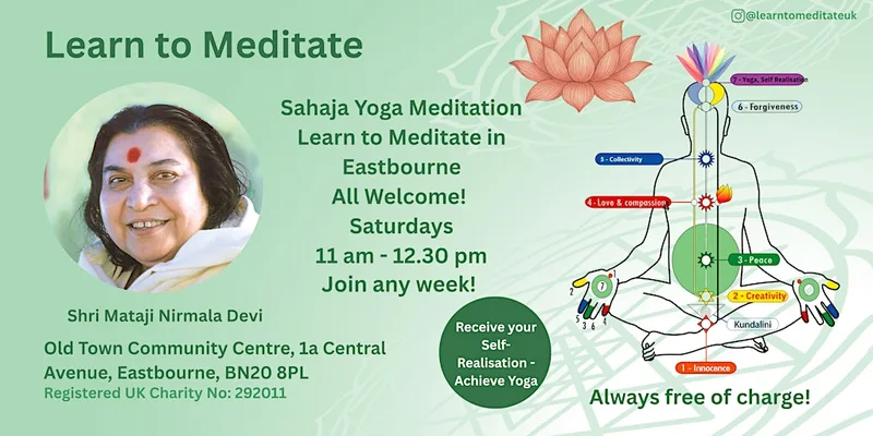 Learn to Meditate in Eastbourne - Free 10 week course - Get connected