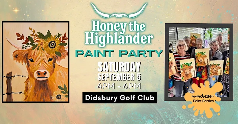 Honey the Highland Cow Paint Party