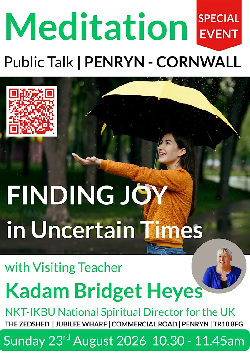 Special Event - Finding Joy in Uncertain Times - A Public Talk