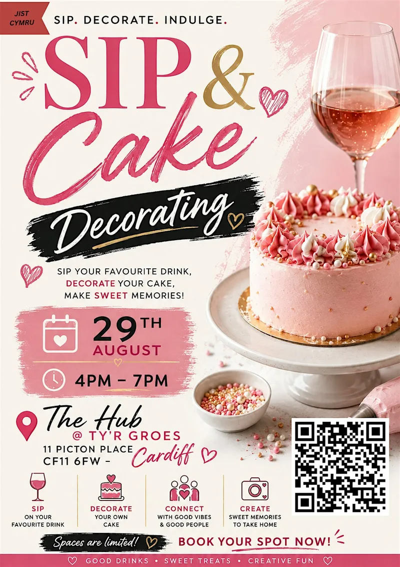 SIP & CAKE DECORATING