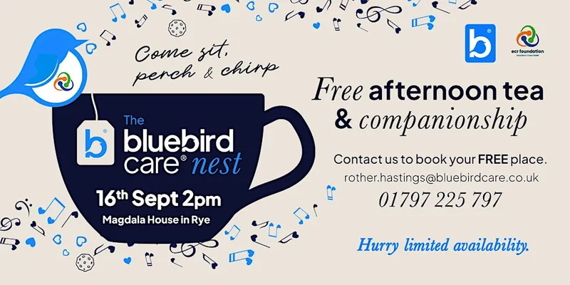 Bluebird Care Nest – Free Afternoon Tea & Companionship