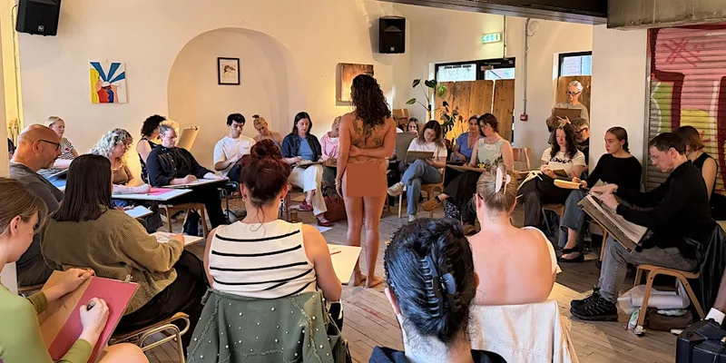 Life Drawing with HOP at Terrace, Northern Quarter, Manchester
