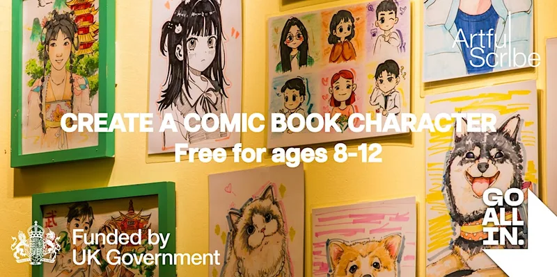 Free Character Design workshop with author Yarrow Townsend
