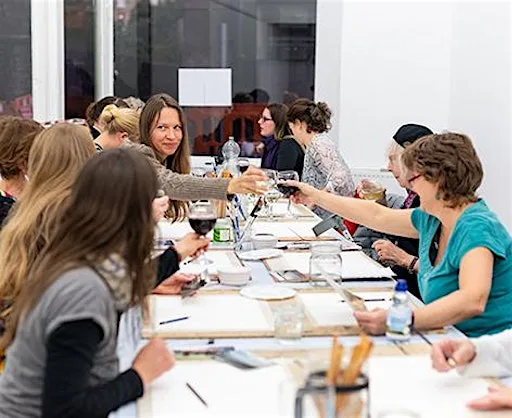 Watercolour and Wine with Kelly Stewart