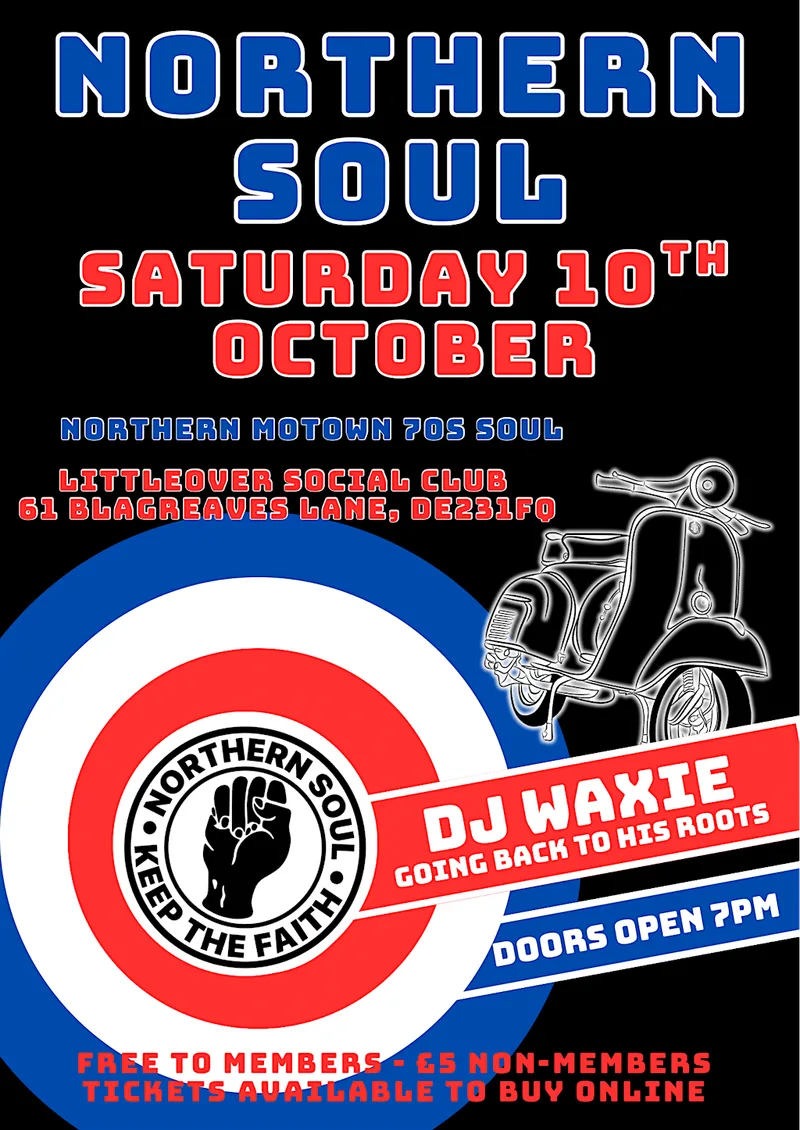 DJ WAXIE NORTHERN SOUL!