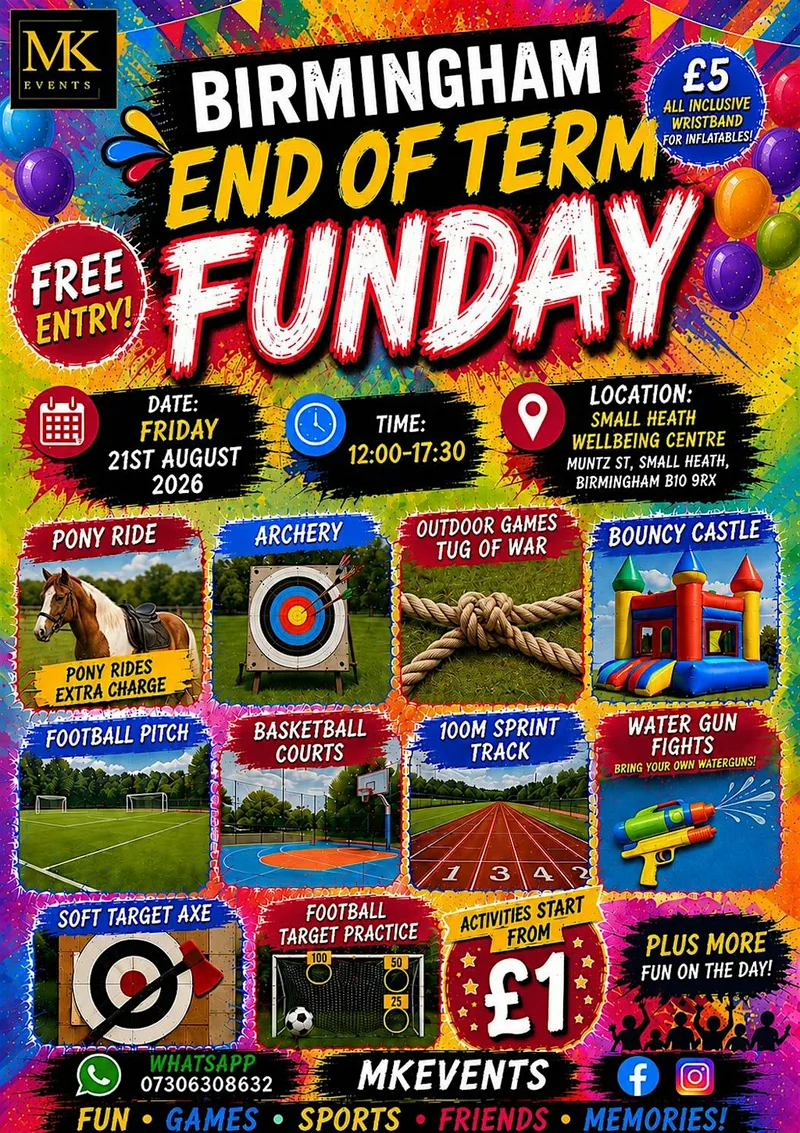 BIRMINGHAM END OF TERM FUNDAY