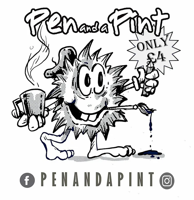Pen and a Pint : Themed Monthly Drawing Session