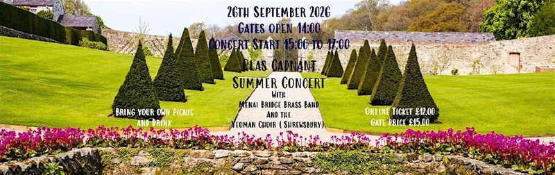 Summer Concert at Plas Cadnant