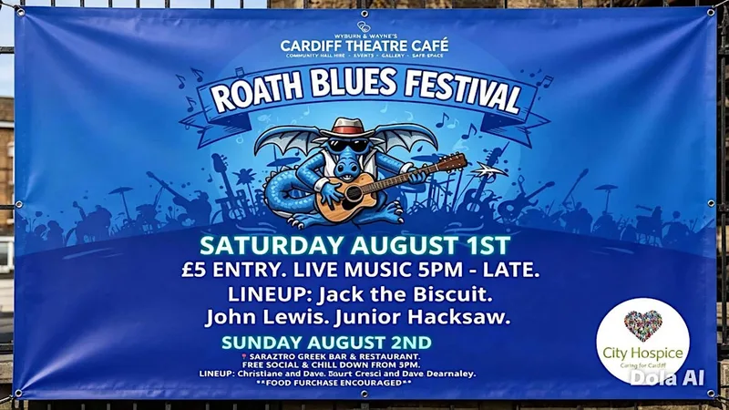 CITY HOSPICE DONATION - ROATH BLUES FESTIVAL