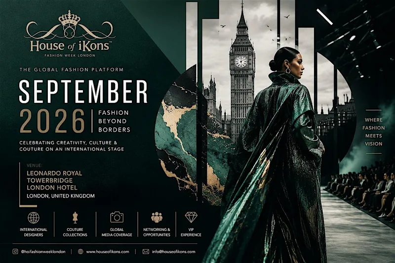 House of iKons Fashion Week London Saturday 19th September 2026
