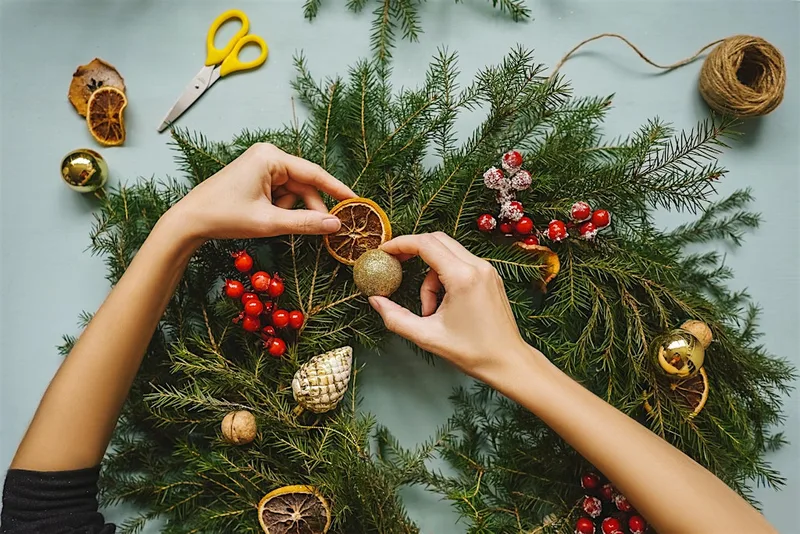 Women In Business London | Christmas Wreath Making