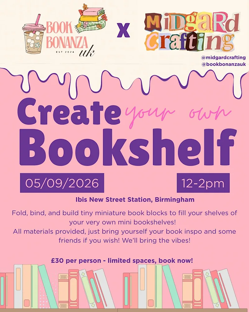 Book Bonanza X Midgard Crafting - Bookish Craft Night