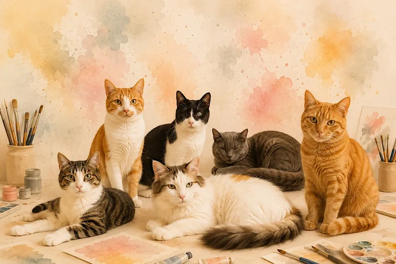 Cat Art workshop