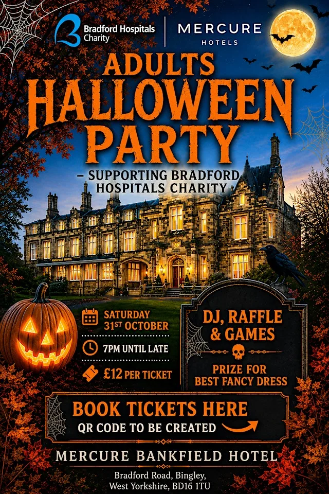 Adults Halloween Party Supporting Bradford Hospitals Charity