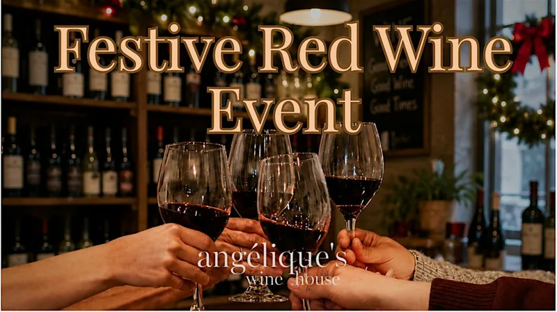 Festive Red Wine Event at Angélique's Wine House