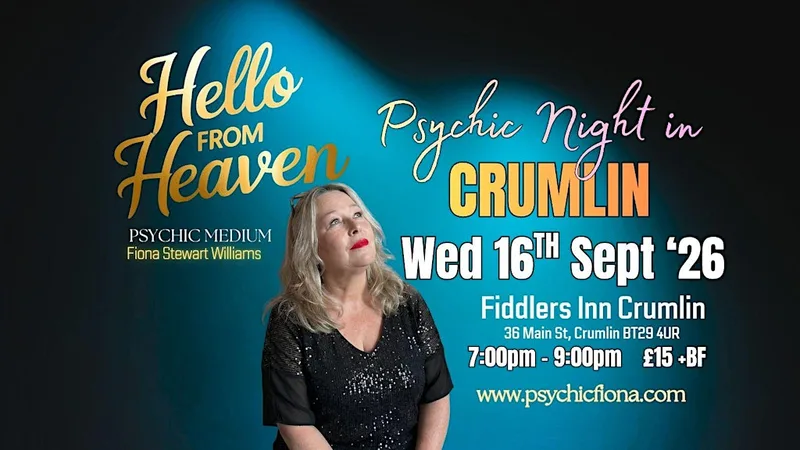 Psychic Night in Crumlin with Psychic Medium Fiona Stewart-Williams