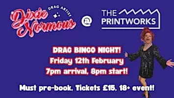 Drag Bingo Evening with Dixie Normous: GALENTINES EDITION!