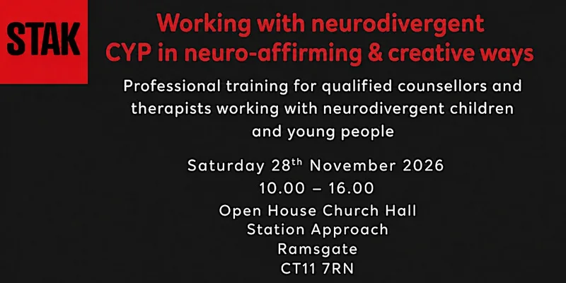 Working with neurodivergent CYP in neuro-affirming & creative ways