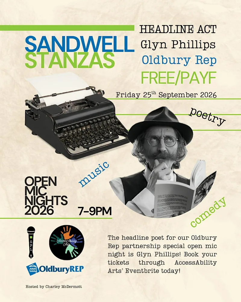 Sandwell Stanzas × Oldbury Rep Open Mic