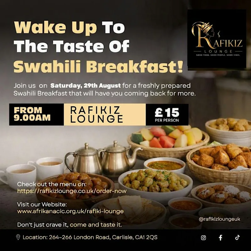 Karibu.... Experience an Authentic Swahili Breakfast