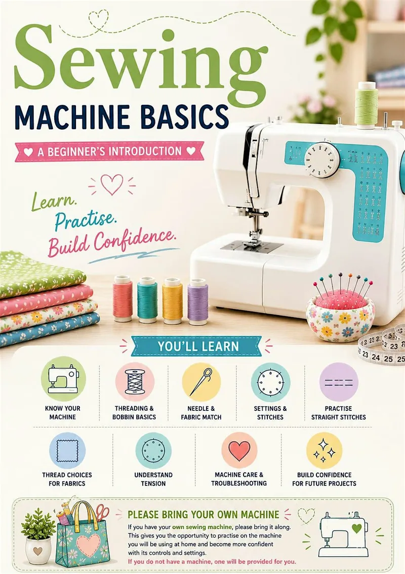 Sewing Machine Basics - A Beginners Introduction