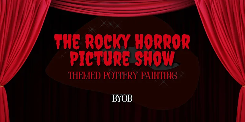 Rocky Horror Themed Pottery Painting