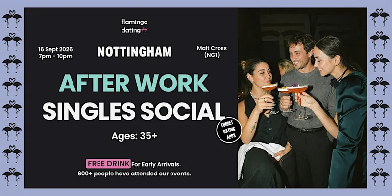 Singles Social After Work | +35 | @Malt Cross | FREE Welcome Drink