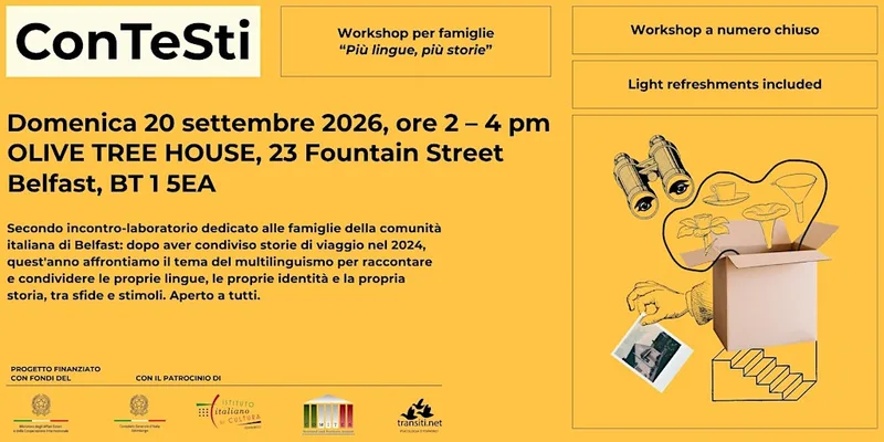 ConTeSti – Più lingue, più storie | Belfast · 20 settembre (famiglie)