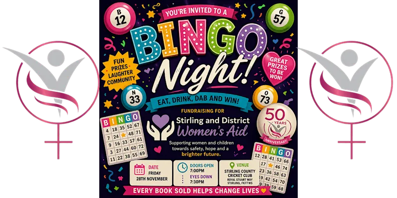 Bingo Night with Stirling & District Women's Aid