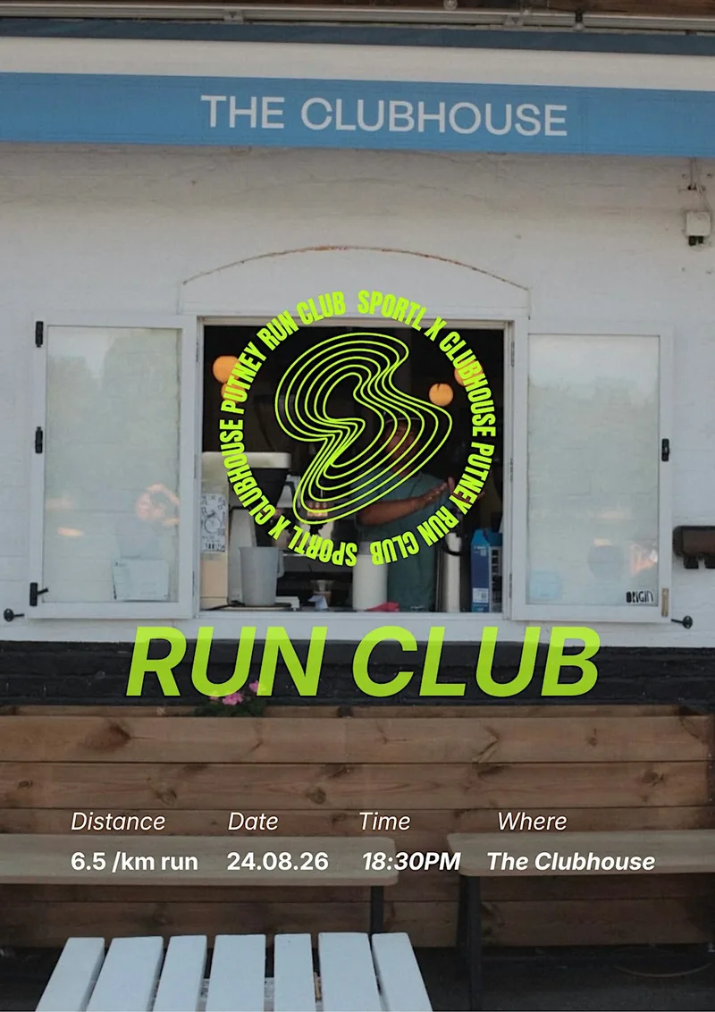 CLUBHOUSE PUTNEY X SPORTL RUN CLUB