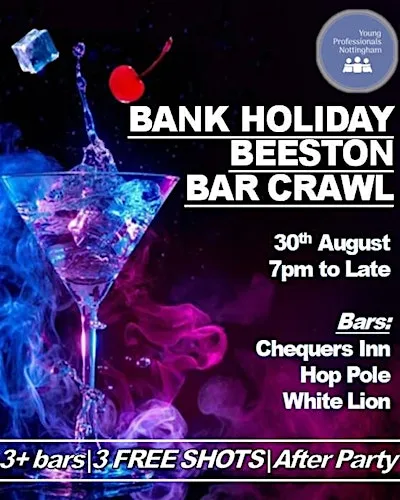 Bank Holiday Bar Crawl (MIX & MINGLE) - Nottingham Young Proffessional