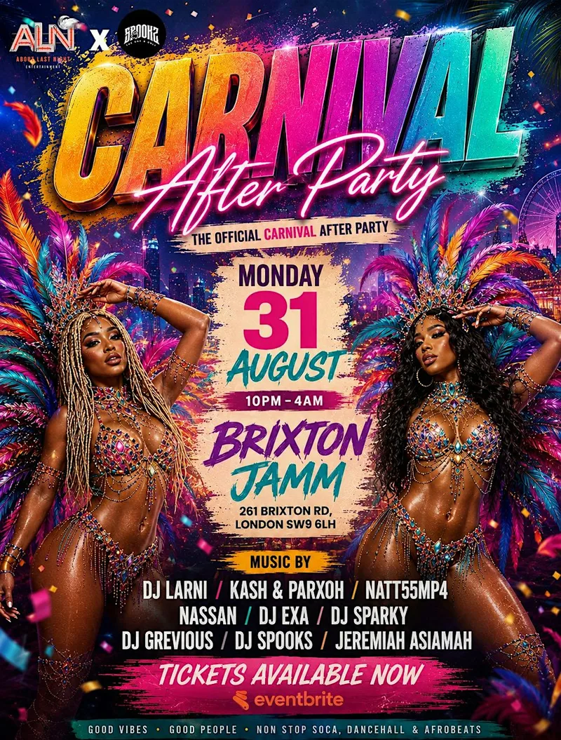 South London Official Carnival After Party