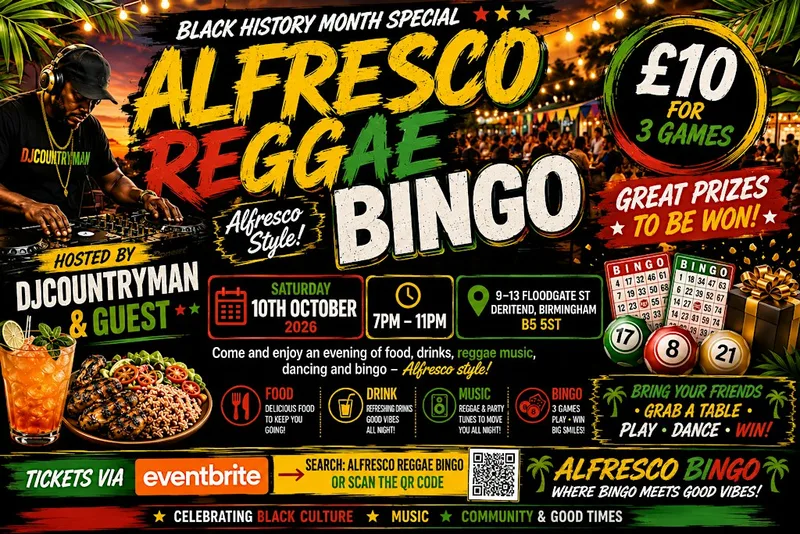 Alfresco Reggae Bingo