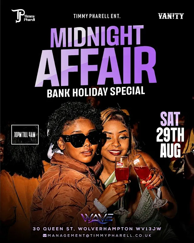 Midnight Affair – Bank Holiday Special